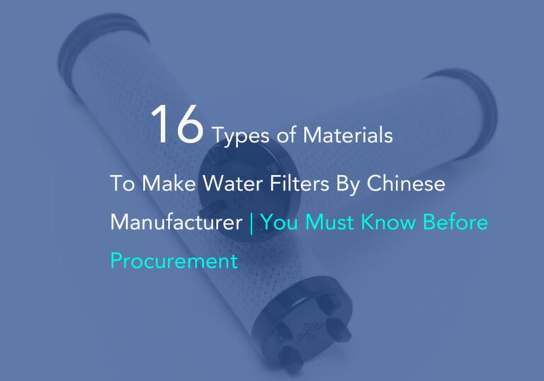 16 types of materials to make filters in china